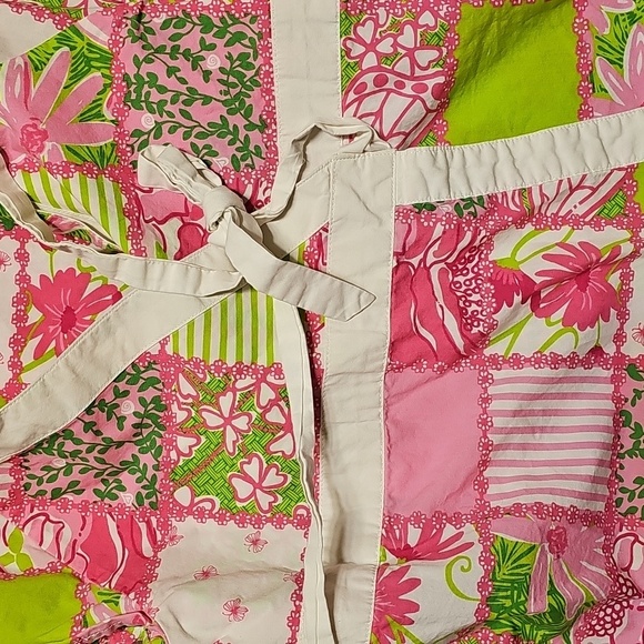 Girls Lilly Pulitzer Jubilee Wrap Colorful Patchwork Sleeveless Dress Sz 7 - Picture 3 of 6